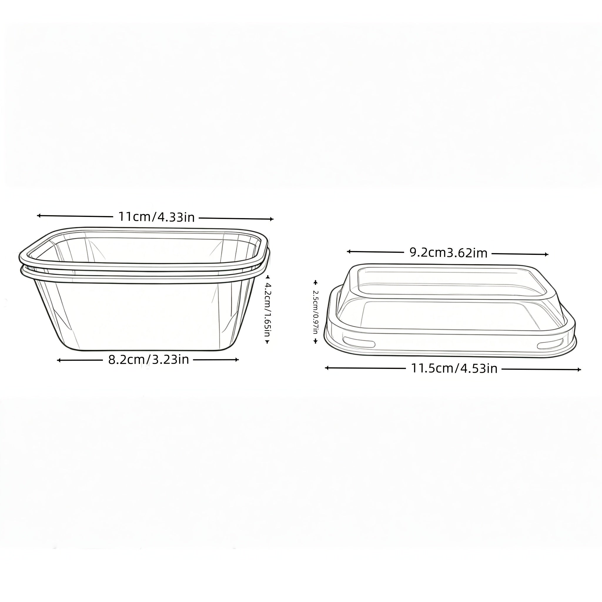 50 cake cups + 50 lids, or 50 rectangular orange polka dot cake coasters, food-grade disposable baking cups, suitable for parties, weddings, baking and dessert displays, crimping baking molds, high-end cake rack liners