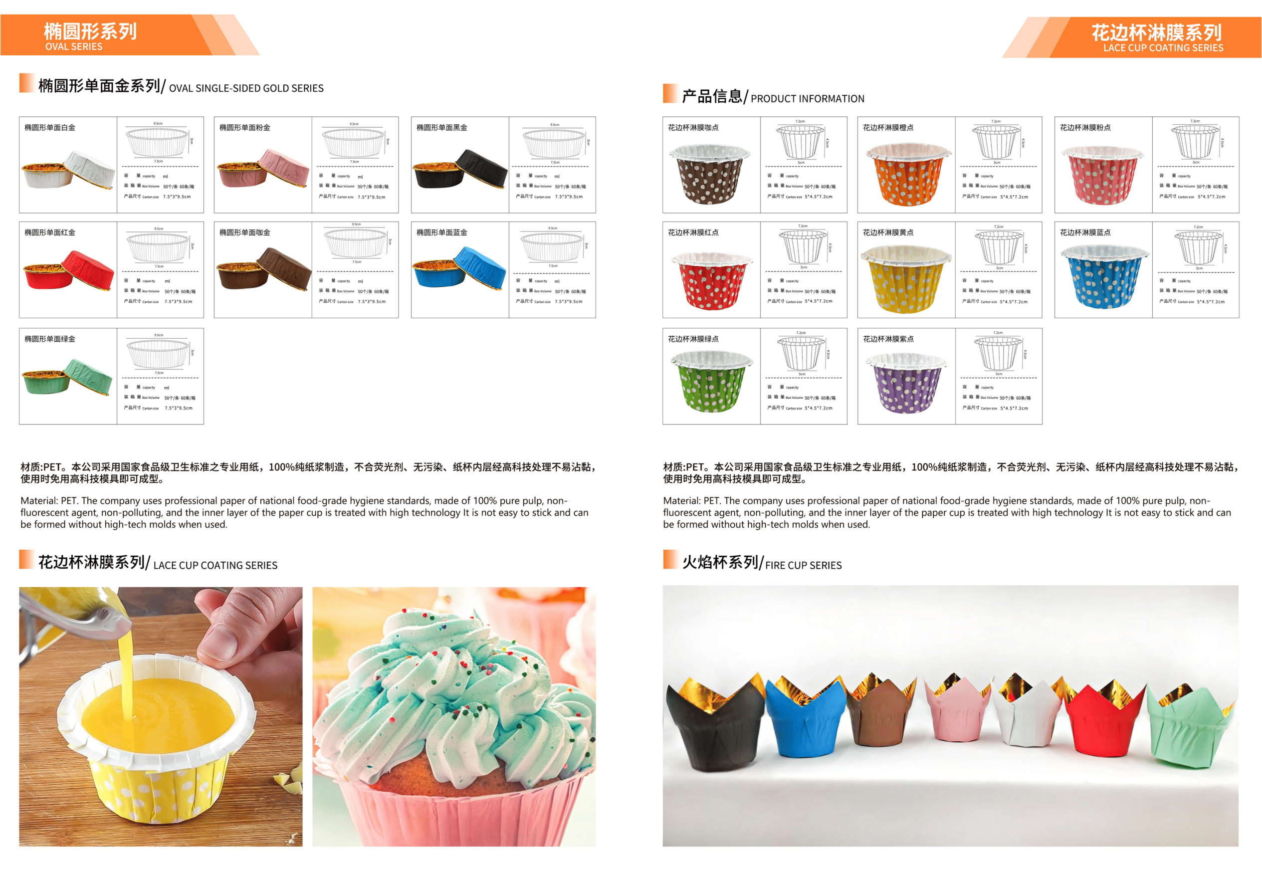 LACE CUP COATING SERIES
