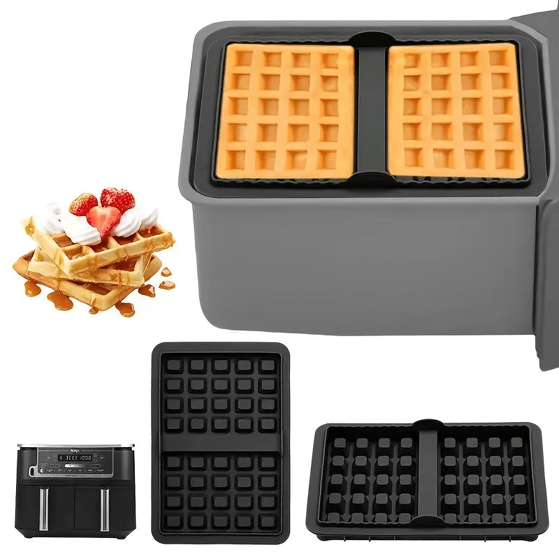 Non-stick Air Fryer Waffle Pan for Ninja AF400EU AF451EU SL400EU AF500DE model and many other air fryer accessories