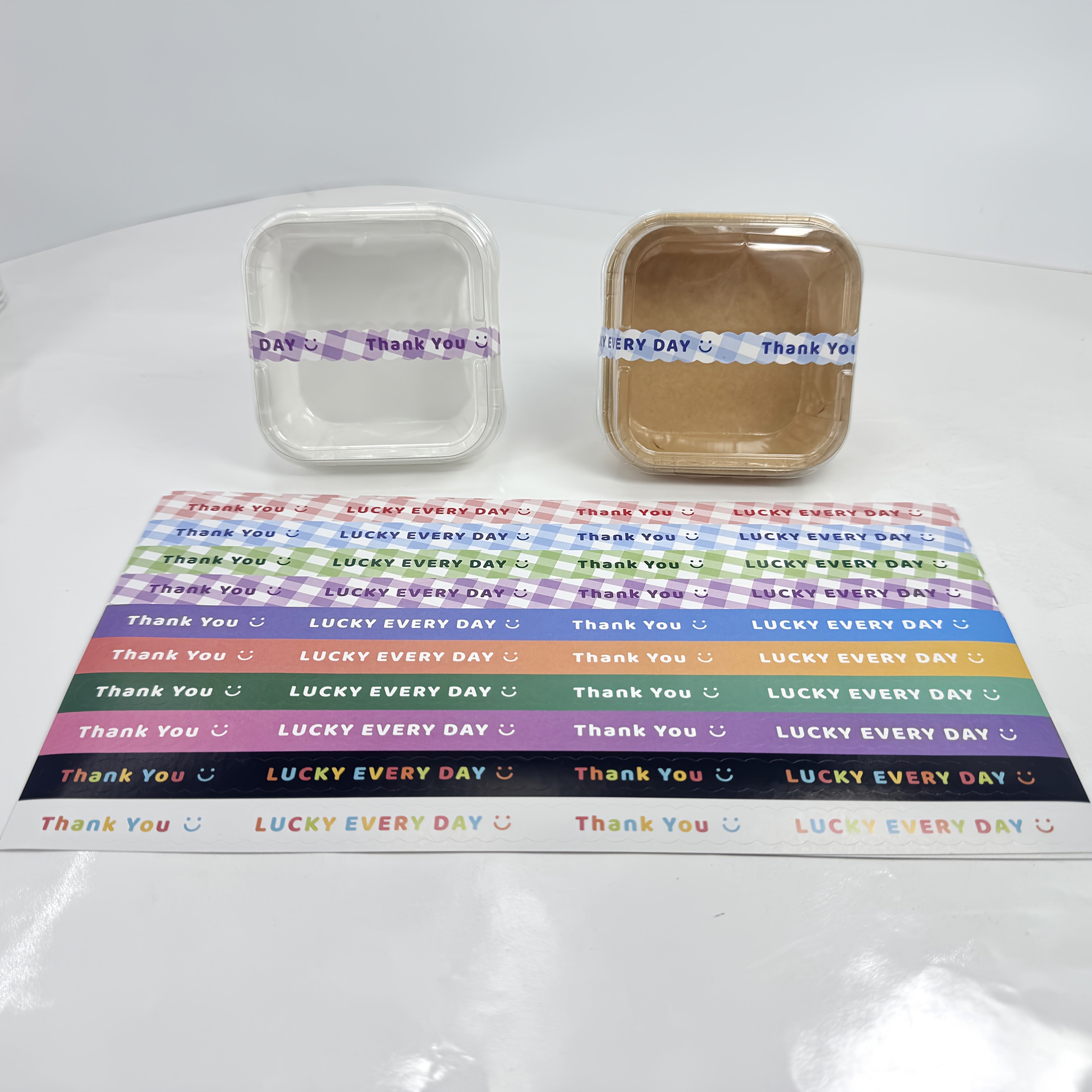 10 large sealing stickers (100 labels in total), long decorative labels for baking packaging and handmade gifts