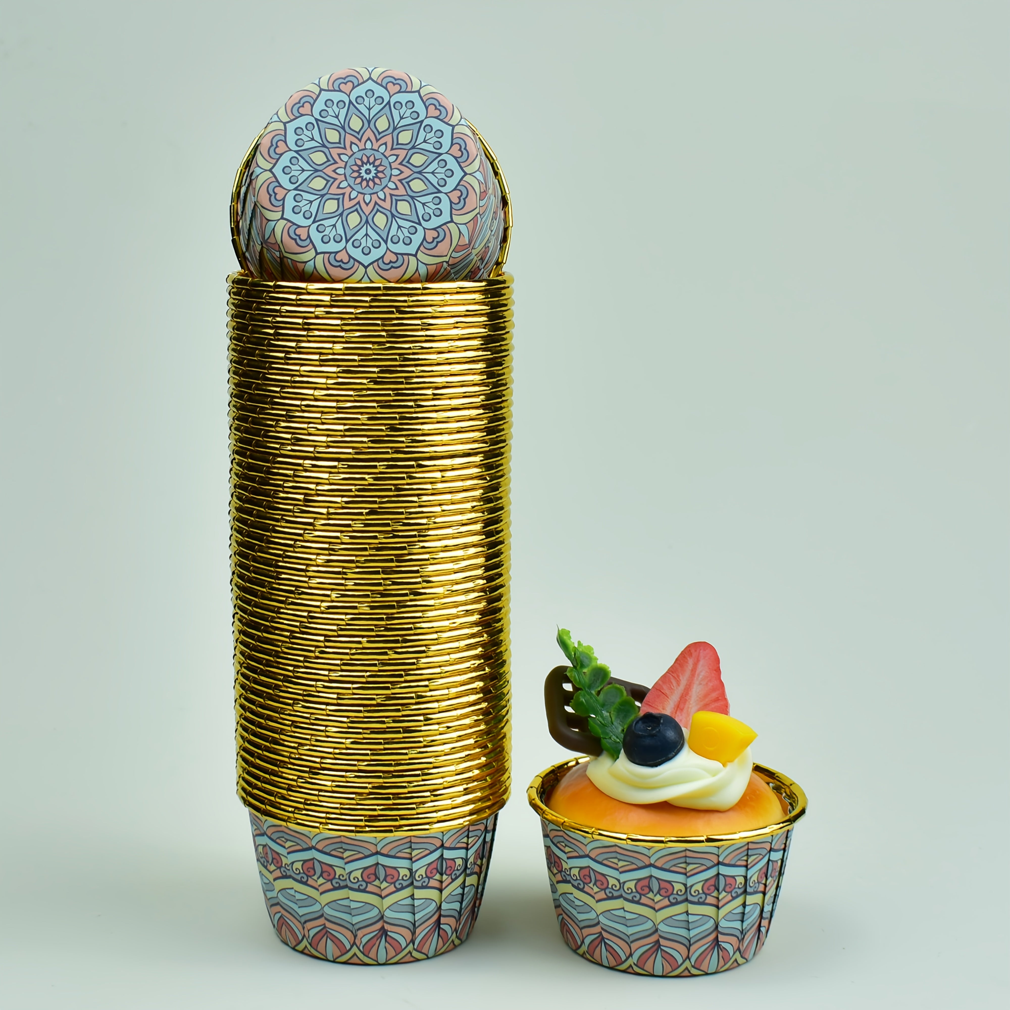 Love pattern cake baking cup, high temperature resistance 230 °, thickened and oil-proof